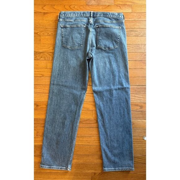 Everlane Mens The Organic Cotton Slim-Fit Jean 35x32 in Faded Sky Blue - Picture 8 of 10